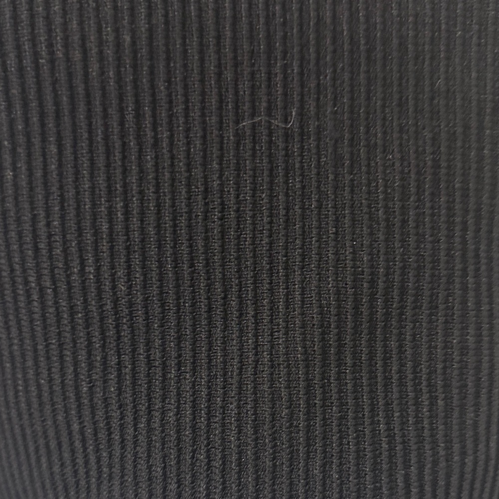 Babaton Black Ribbed Crop Top - Picture 6 of 15